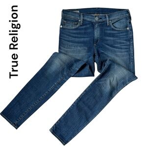 TRUE RELIGION Halle Mid-Rise Super Skinny, Size 27